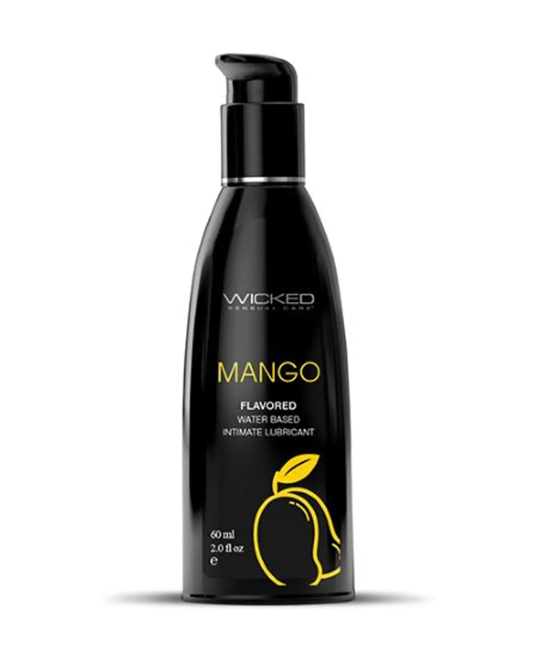Wicked Aqua Mango Flavored Water-Based Lubricant 2 oz Wicked Lubes