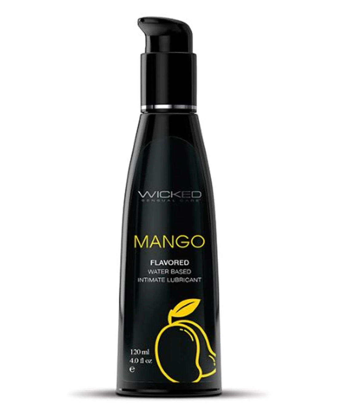 Wicked Aqua Mango Flavored Water-Based Lubricant 4 oz Wicked Lubes