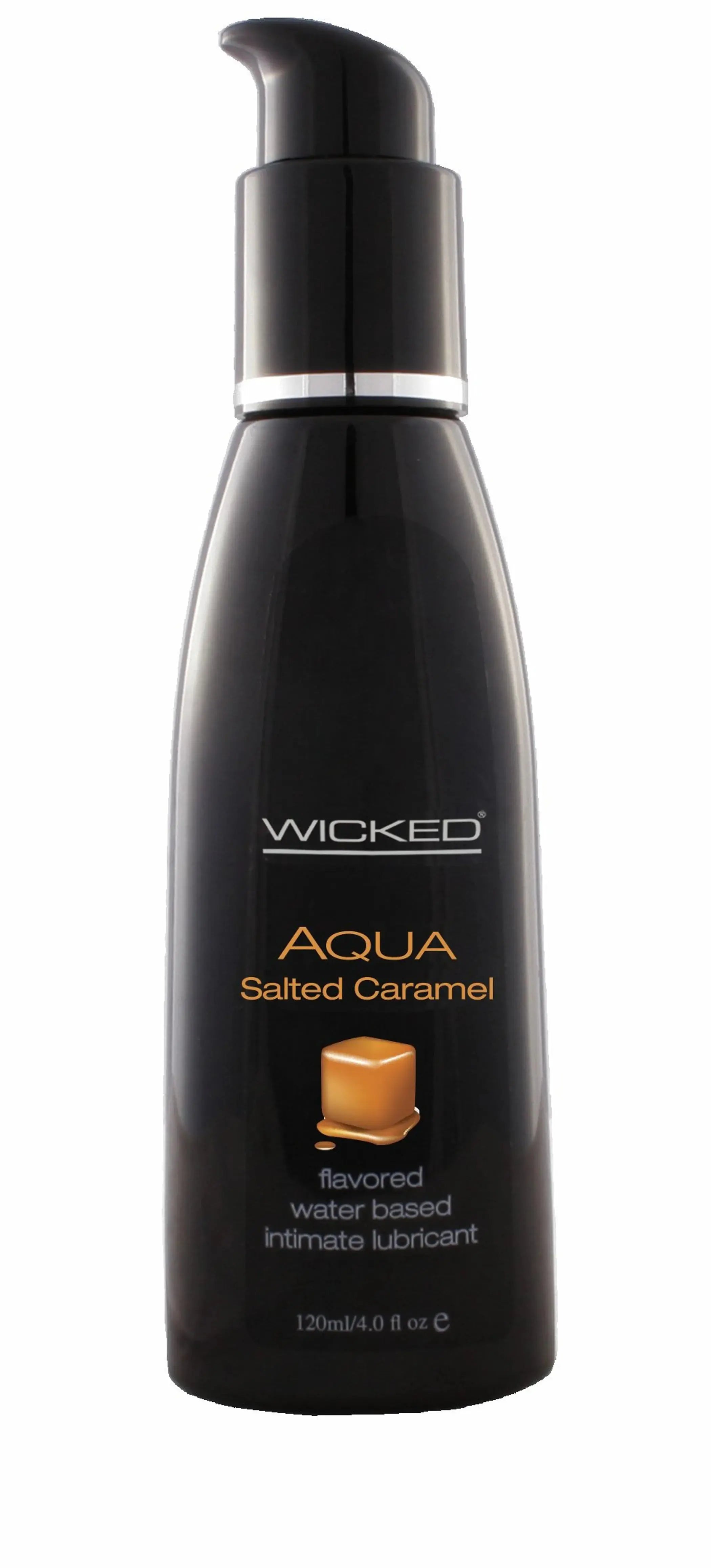 Wicked Aqua Salted Caramel Lubricant 4 oz Wicked Lubes