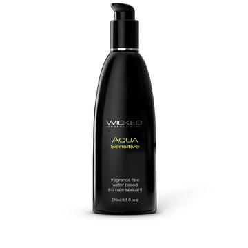 Wicked Aqua Sensitive Lubricant 8oz Wicked Lubes