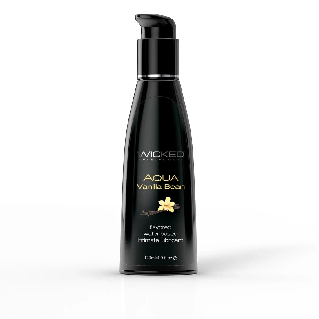 Wicked Aqua Vanilla Bean Lube 4 Oz Wicked Lubes