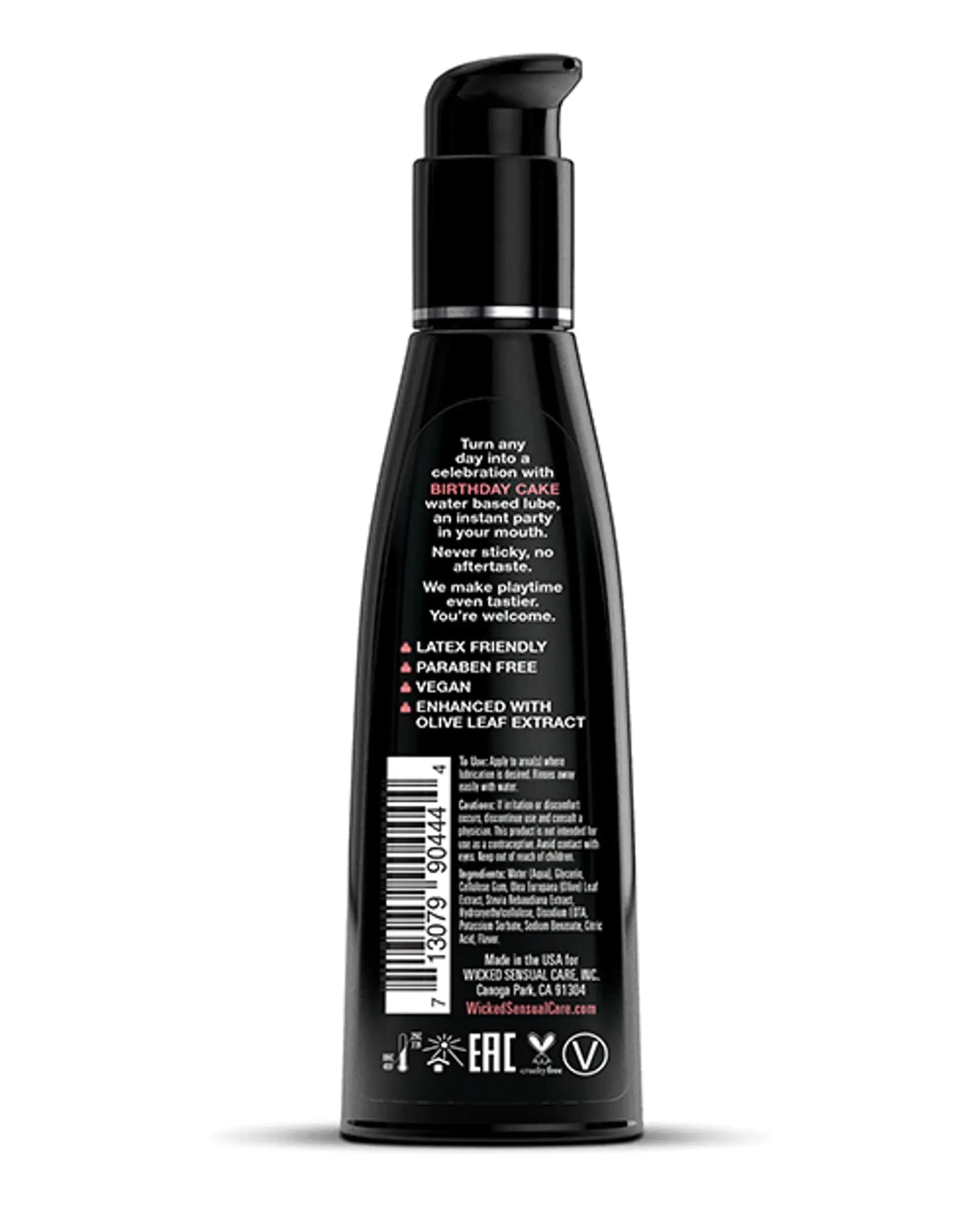 Wicked Birthday Cake Water-Based Lube 4 oz Wicked Lubes