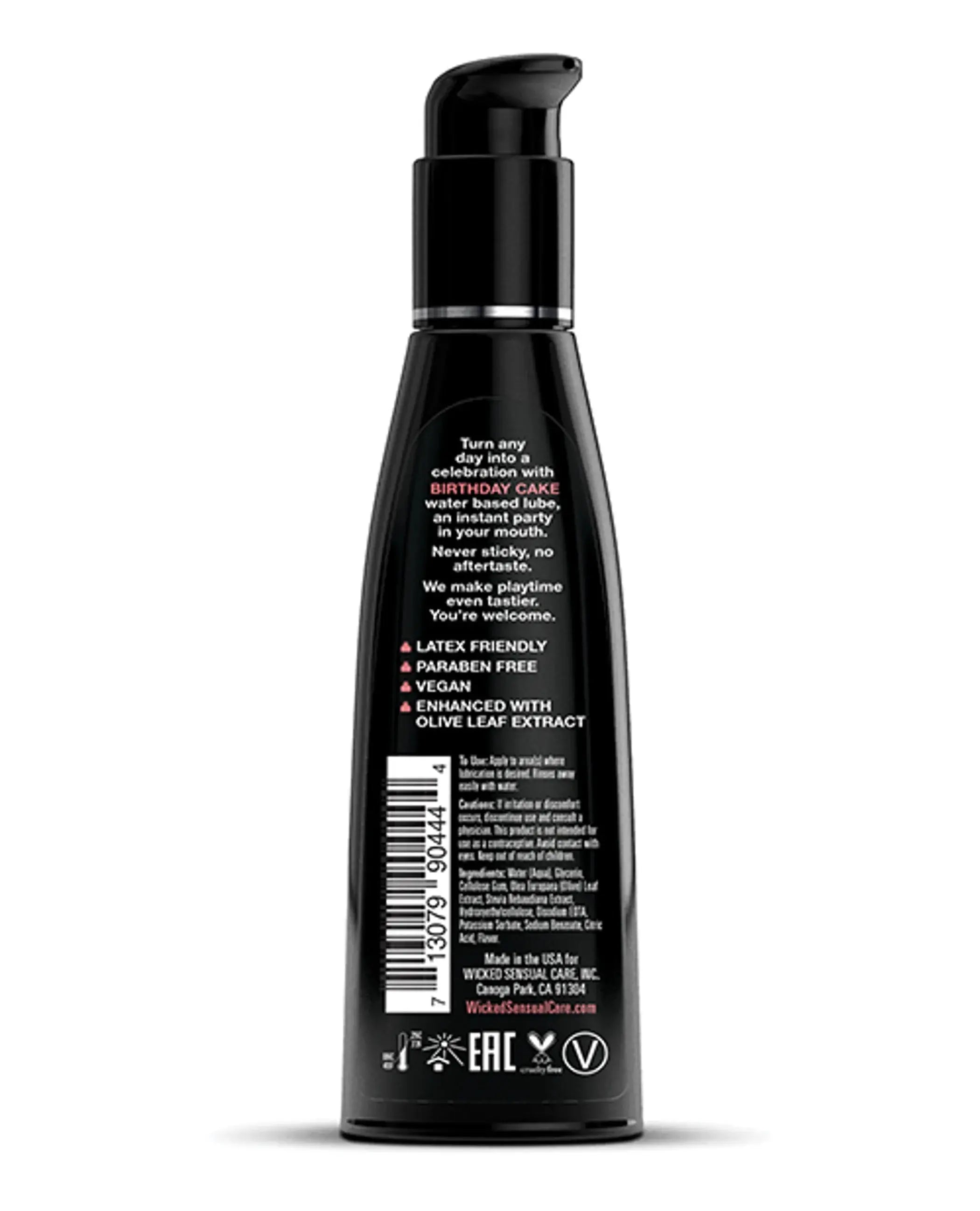 Wicked Birthday Cake Water-Based Lube 4 oz Wicked Lubes