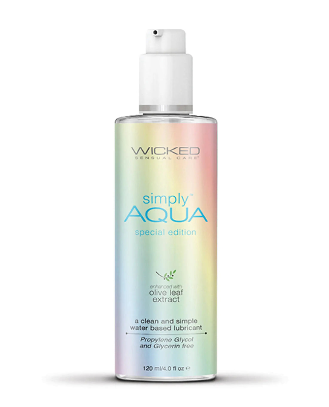 Wicked Simply Aqua 4oz Special Edition Wicked Lubes