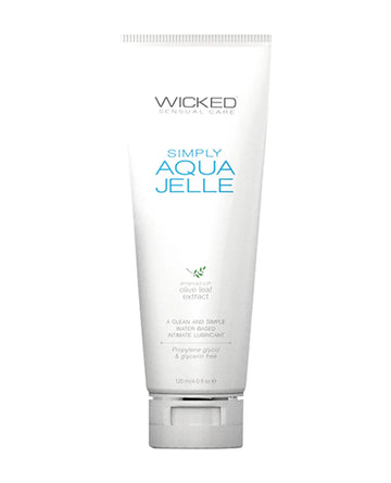 Wicked Simply Aqua Jelle 4 oz Wicked Lubes