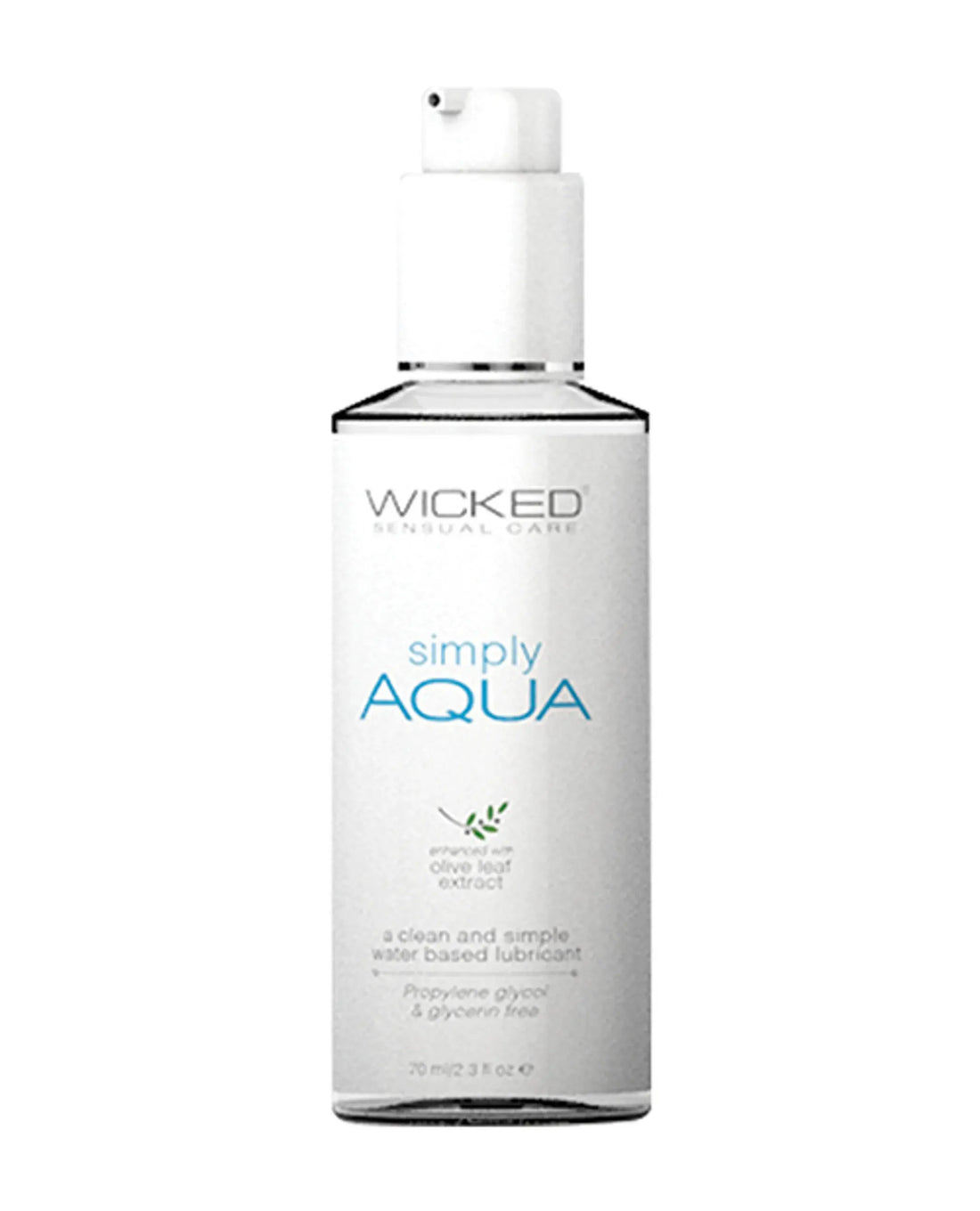 Wicked Simply Aqua Lube 2.3 Oz Wicked Lubes
