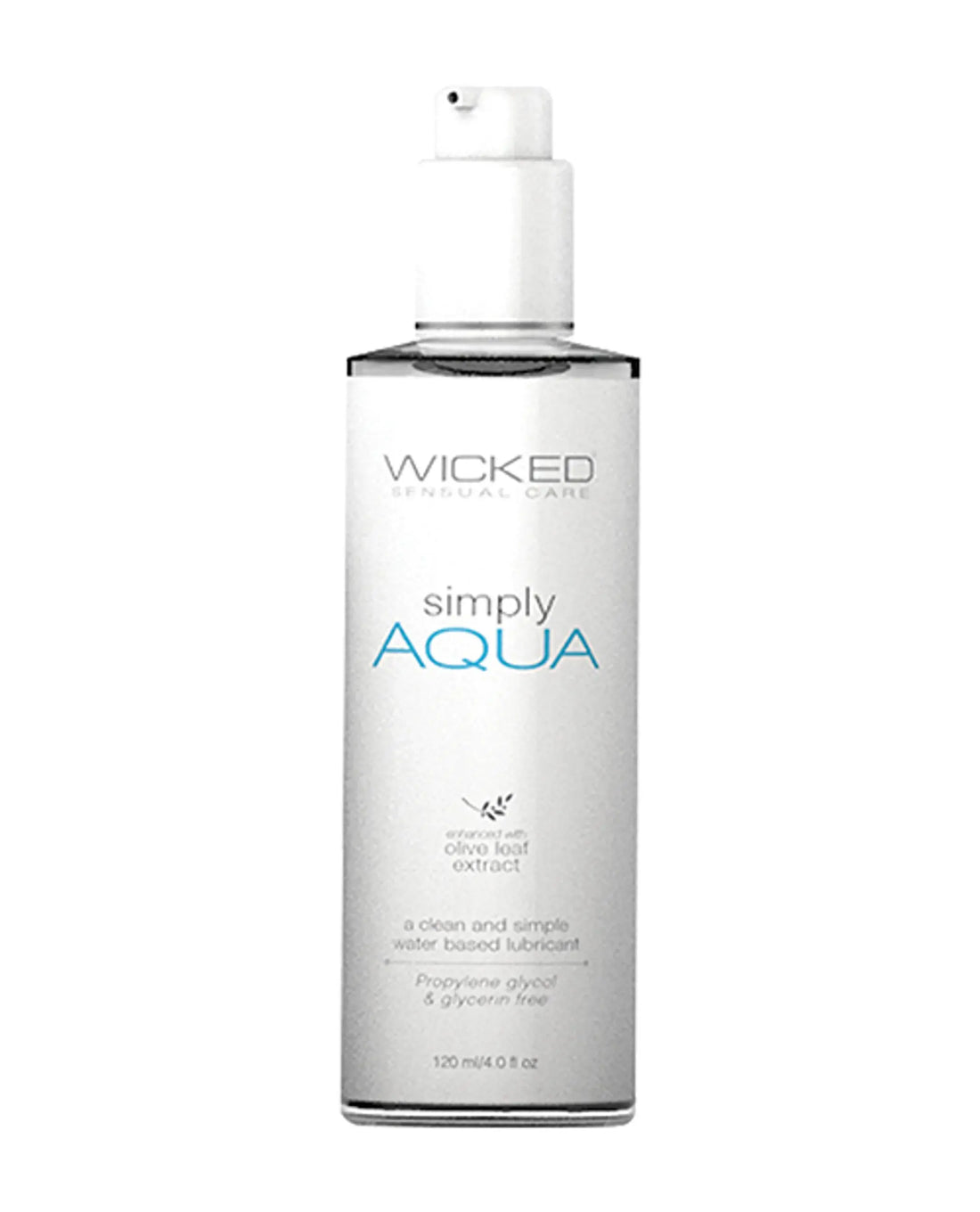 Wicked Simply Aqua Lube 4 Oz Wicked Lubes