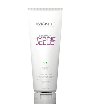 Wicked Simply Hybrid Jelle 4 oz Wicked Lubes