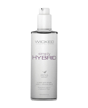 Wicked Simply Hybrid Lube 4 Oz Wicked Lubes