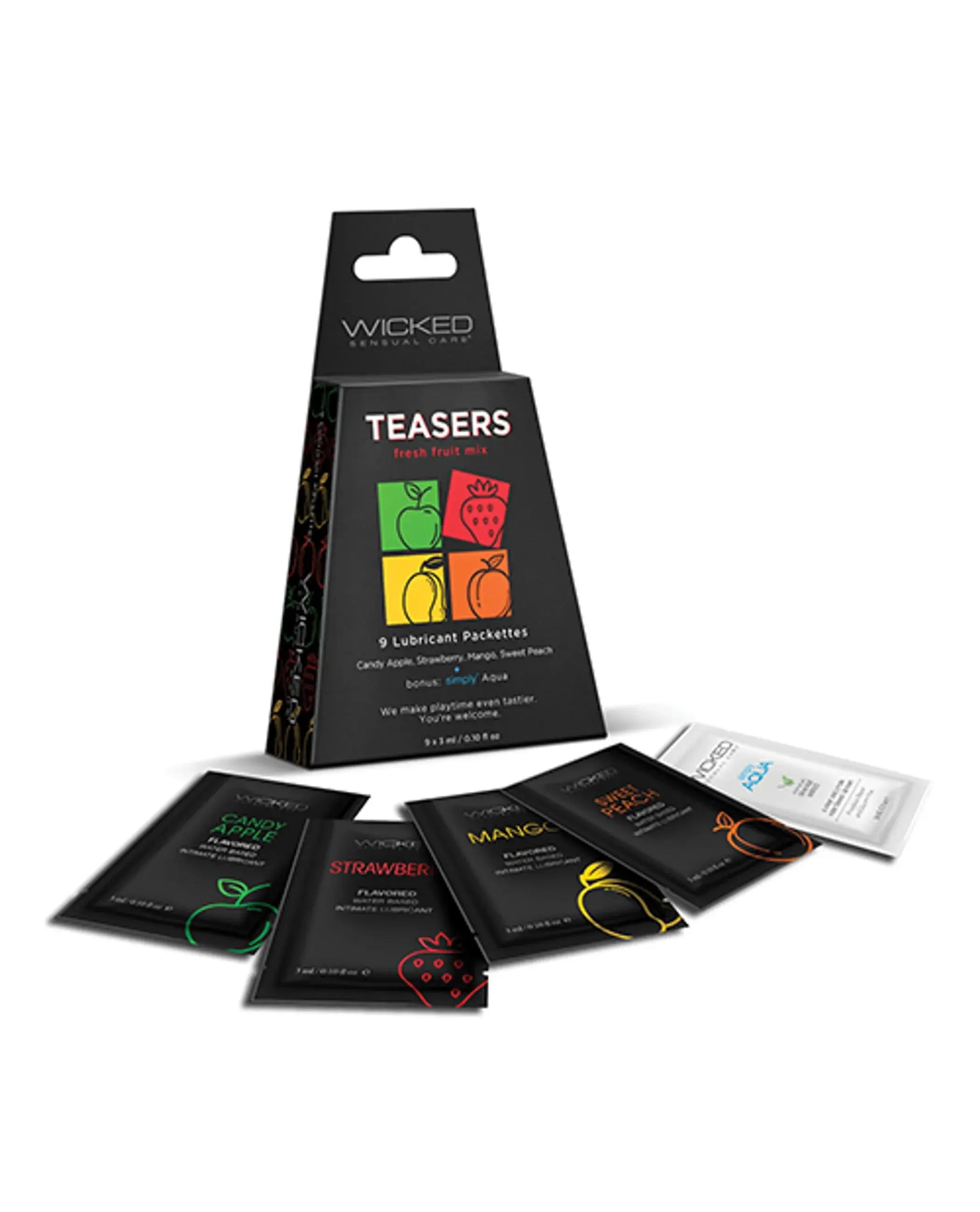 Wicked Teasers Fresh Fruit Mix Lubes Wicked Lubes