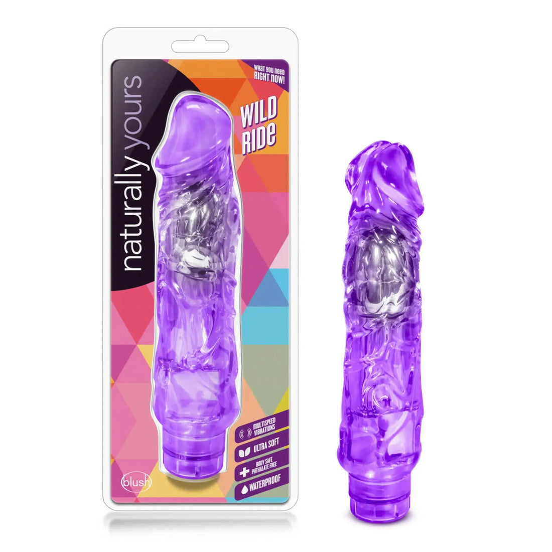 Wild Ride Purple Vibrator Blush Novelties