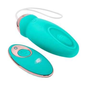 CLOUD 9 HEALTH & WELLNESS WIRELESS REMOTE CONTROL EGG W/ PULSATING MOTION TEAL Cloud 9 Novelties