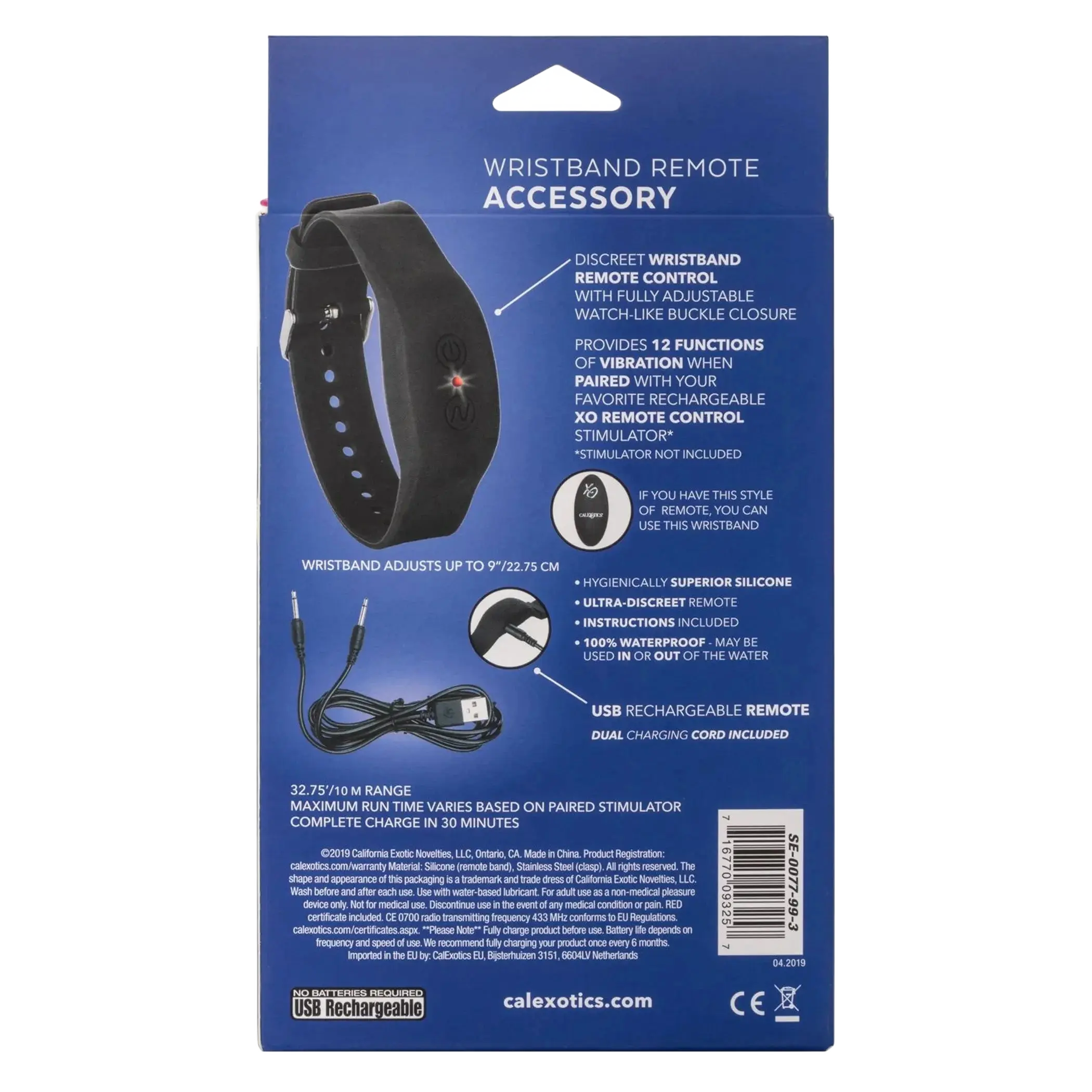 (WD) WRISTBAND REMOTE ACCESSO California Exotic Novelties