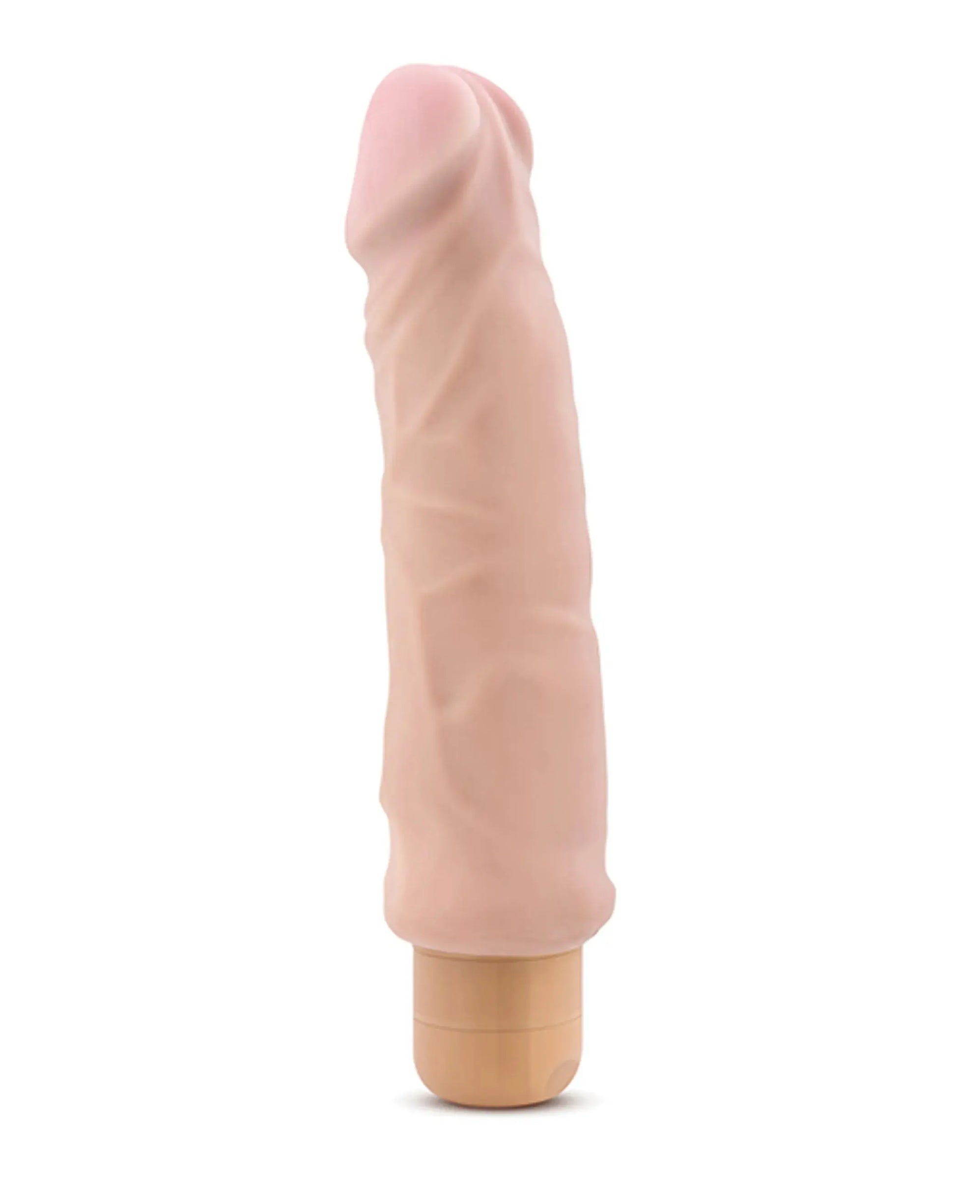 X5 9-Inch Vibrating Dildo Natural Blush Novelties