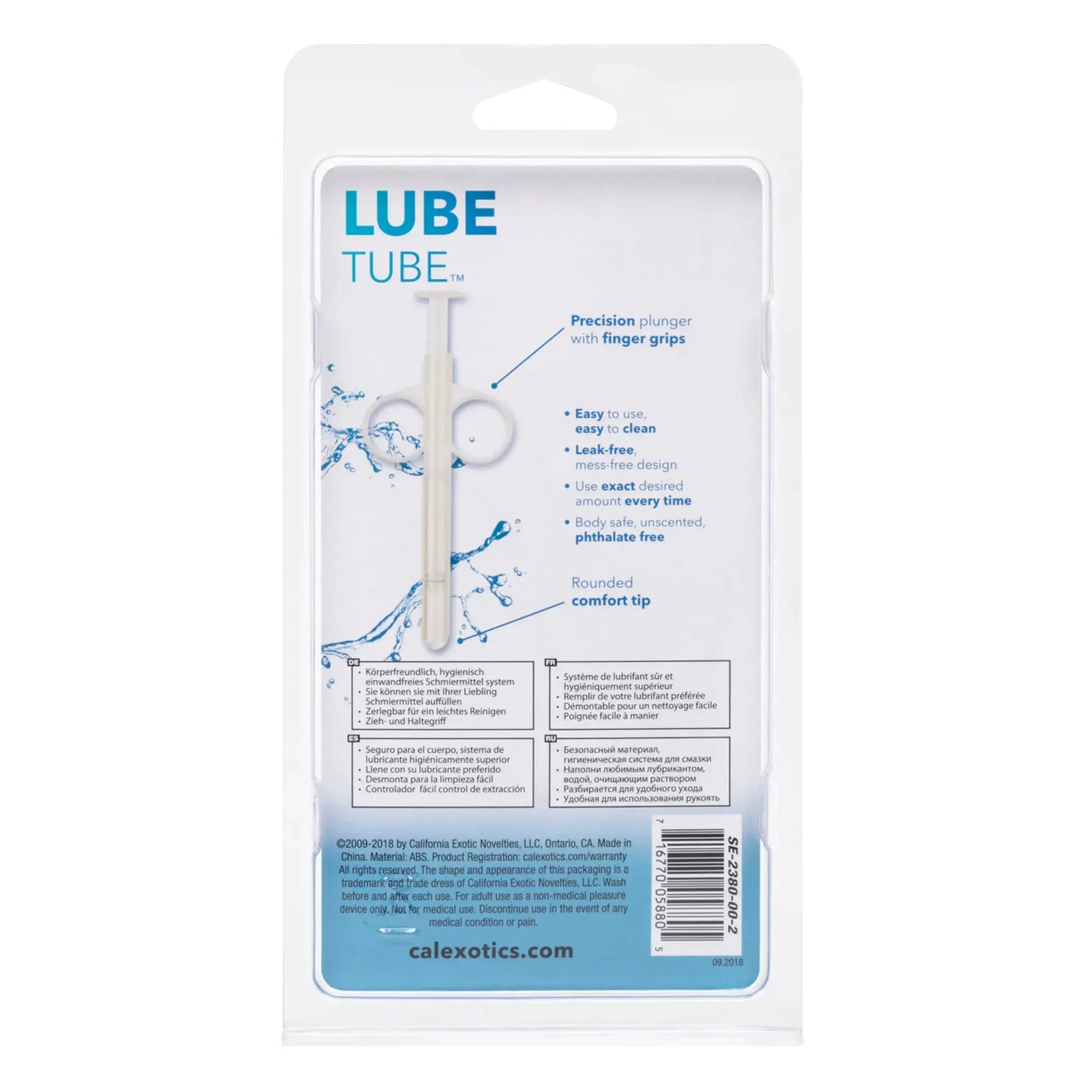 XL Lube Tube Clear California Exotic Novelties