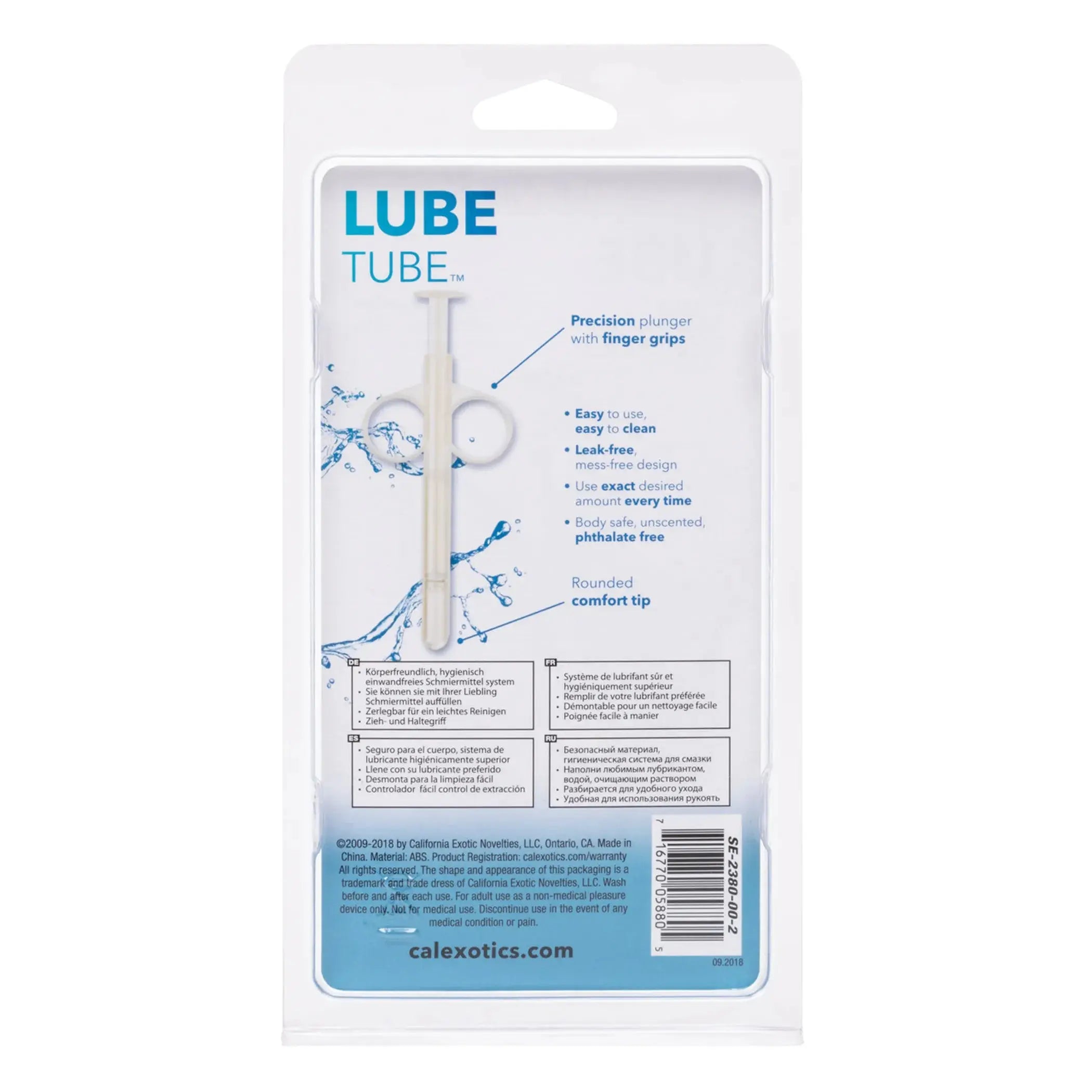 XL Lube Tube Clear California Exotic Novelties