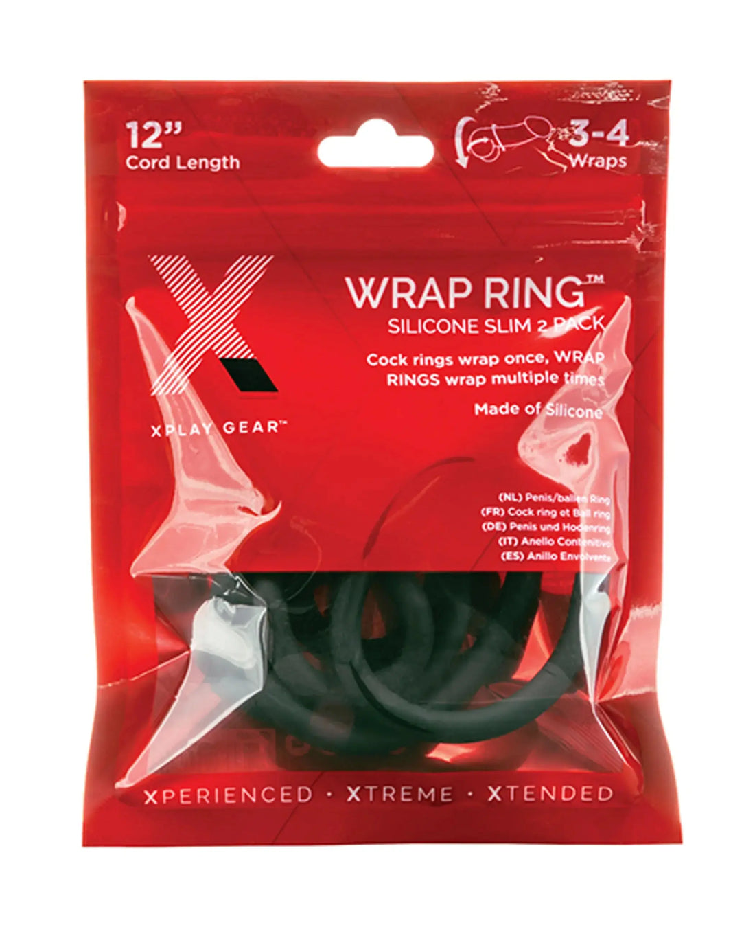 Xplay Silicone 12 Slim Wrap Ring Perfect Fit