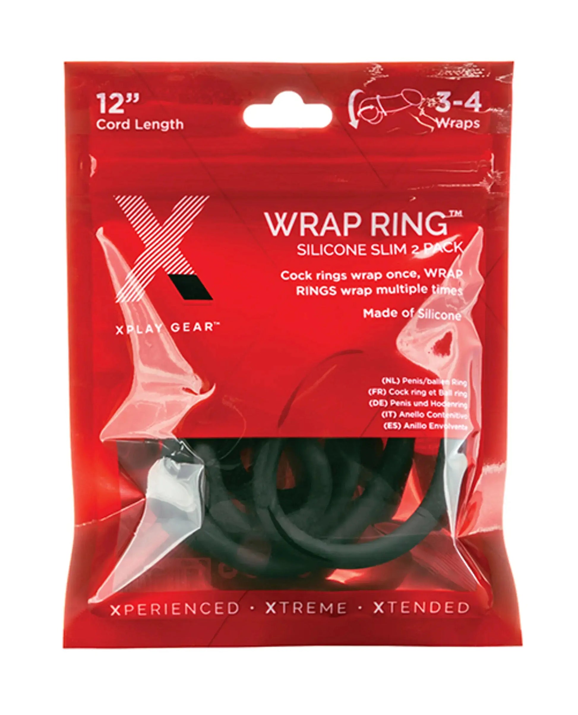 Xplay Silicone 12 Slim Wrap Ring Perfect Fit