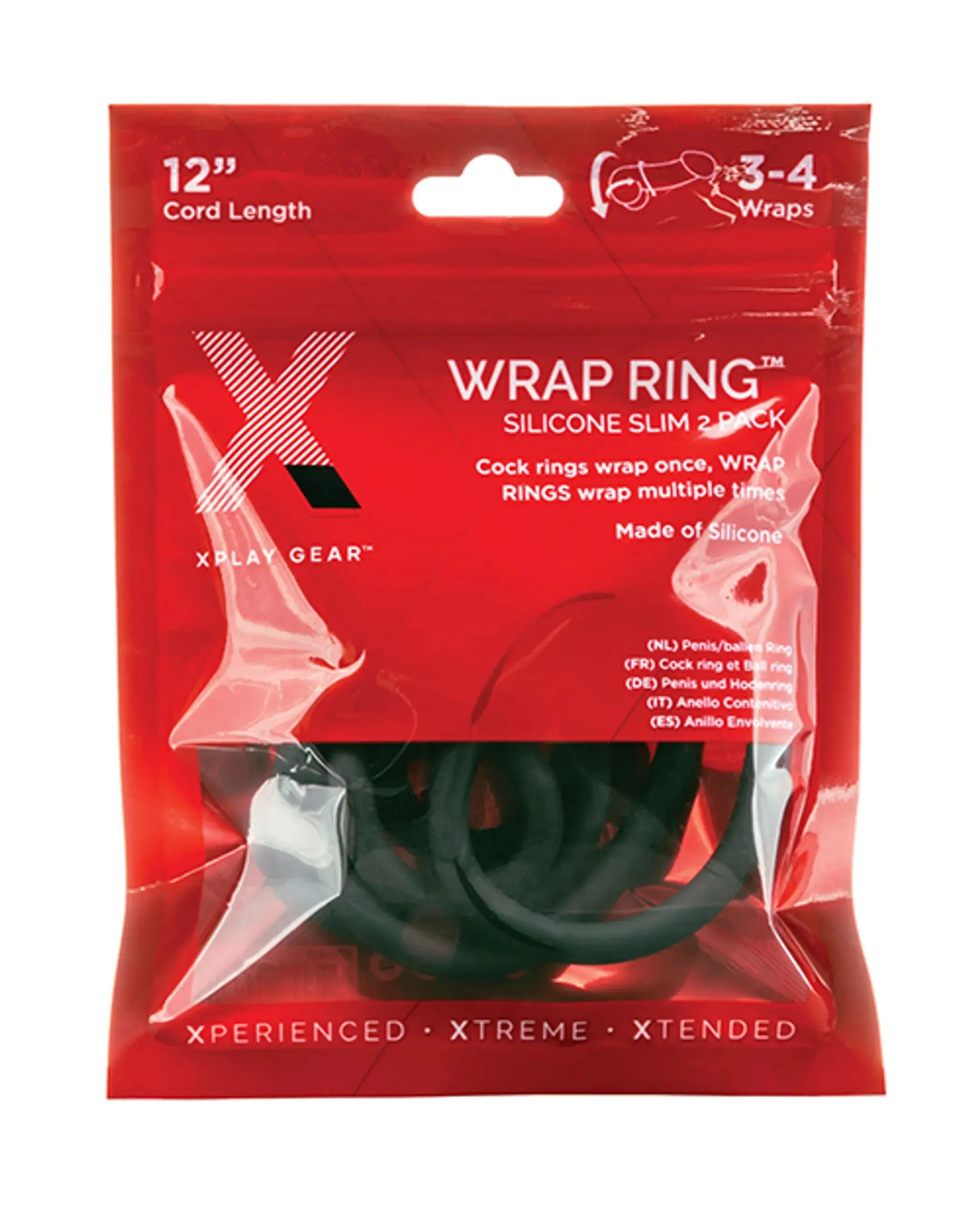 Xplay Silicone 12 Slim Wrap Ring Perfect Fit