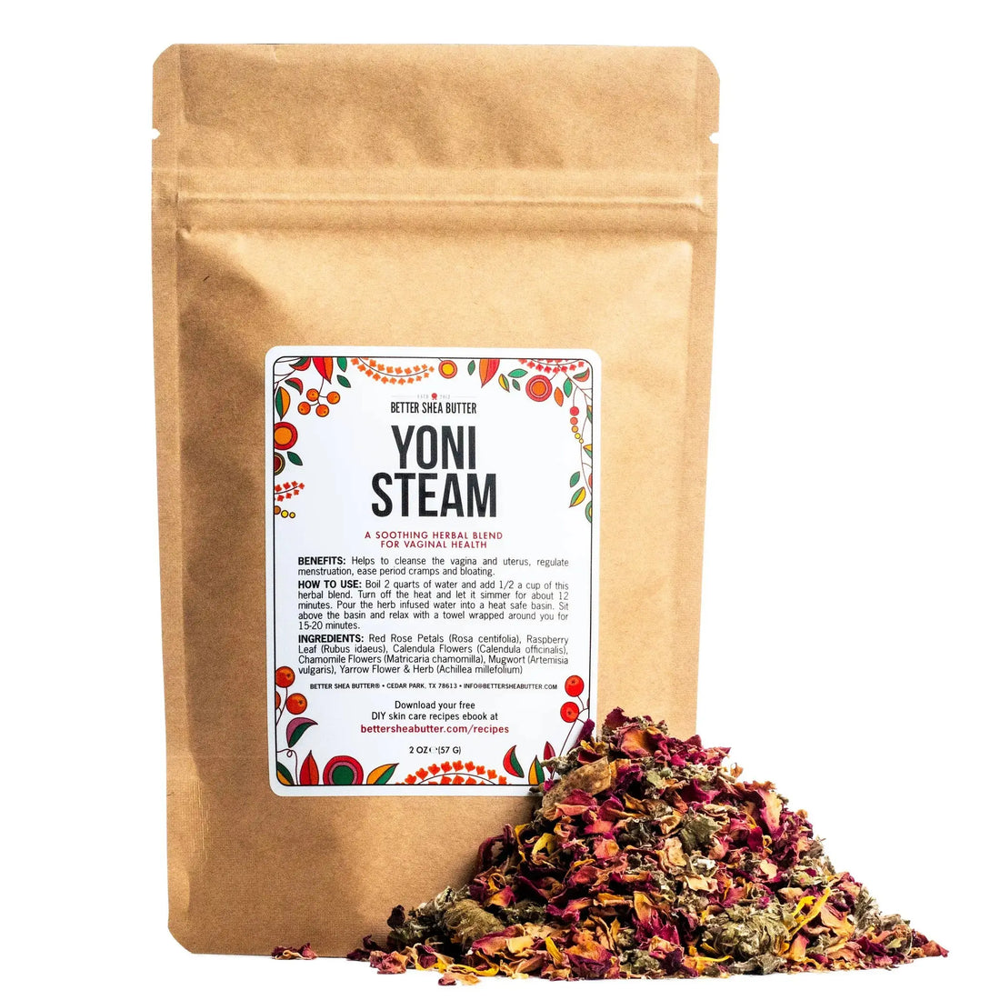 Yoni Steam Herbs - Soothing Vaginal Steam Better Shea Butter