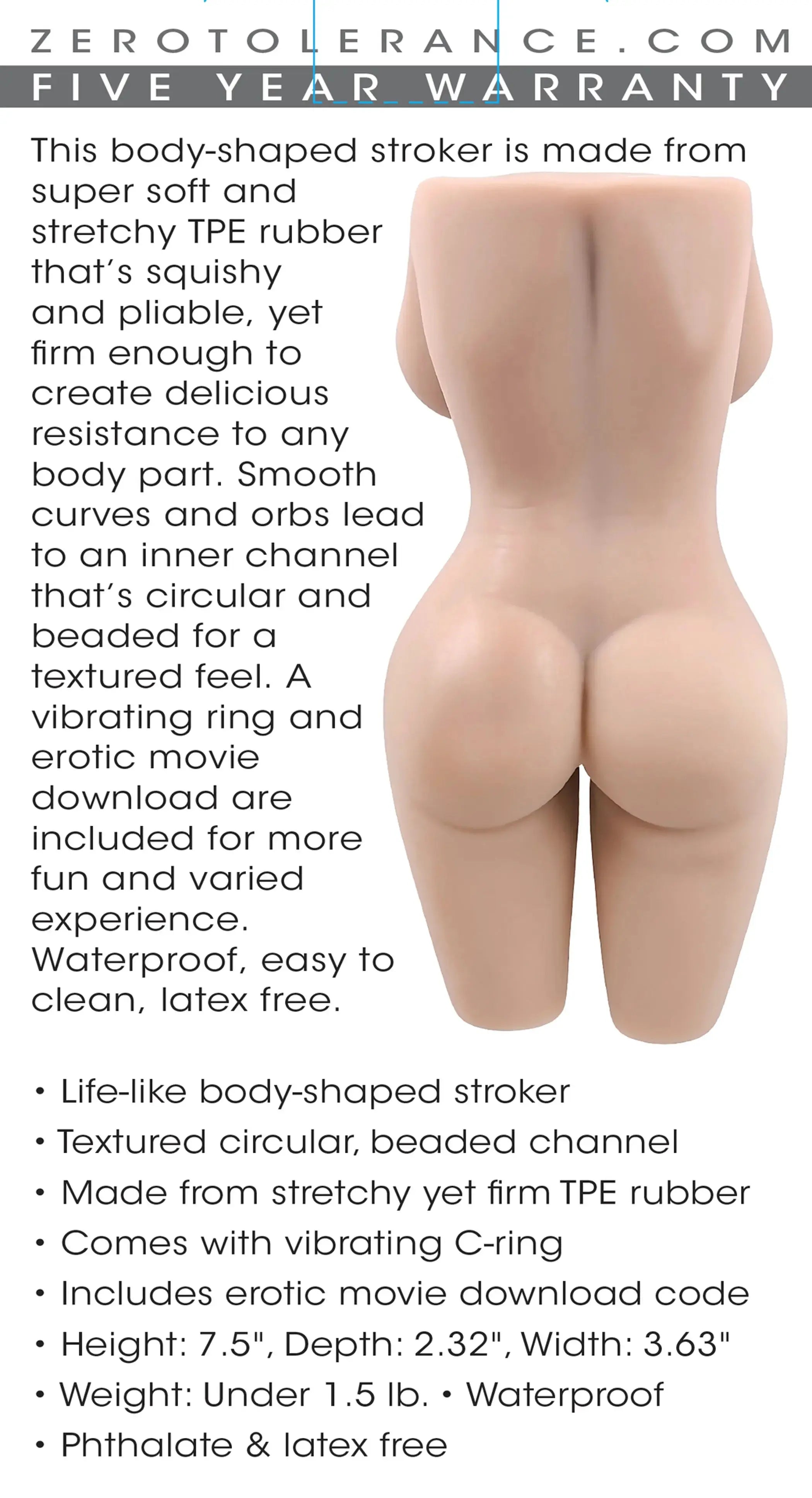 ZERO TOLERANCE BODY LANGUAGE LIGHT Evolved Novelties