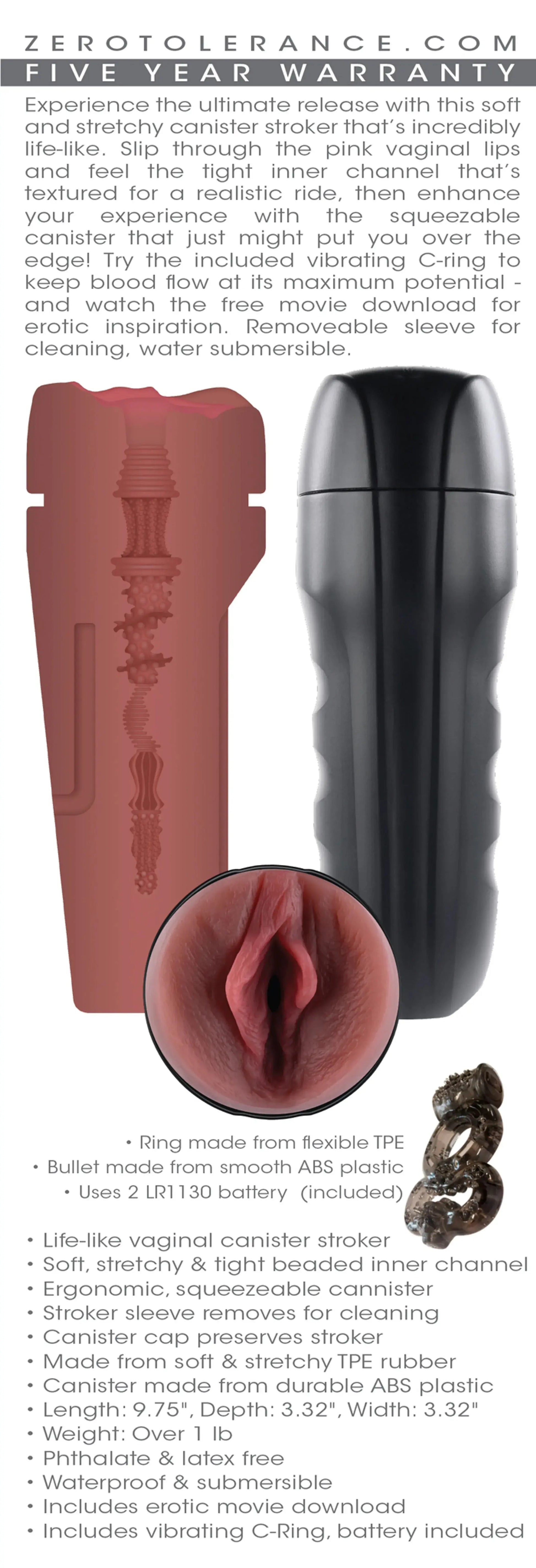 ZERO TOLERANCE GRIP IT DARK Evolved Novelties