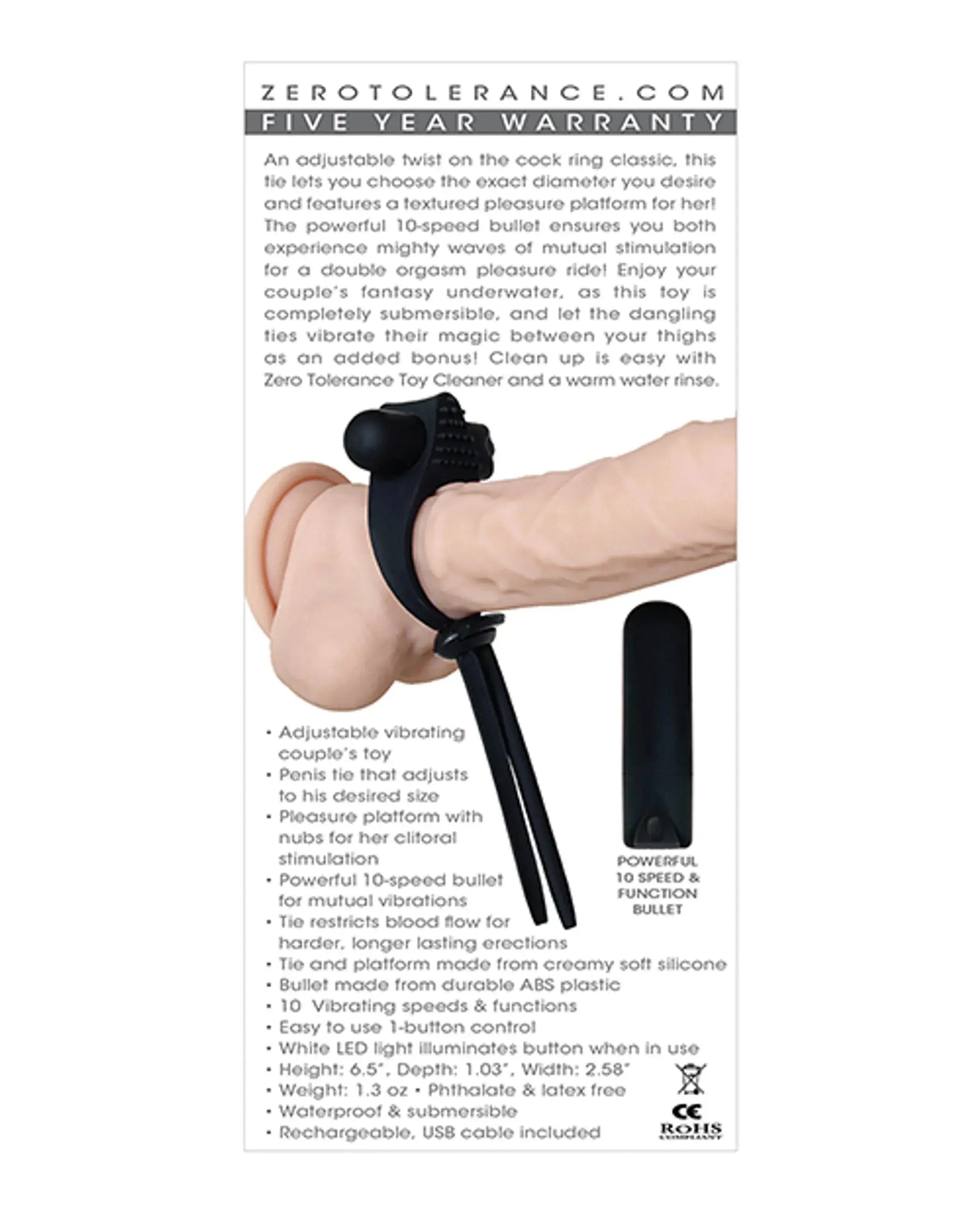 Zero Tolerance Black Tie Affair Evolved Novelties