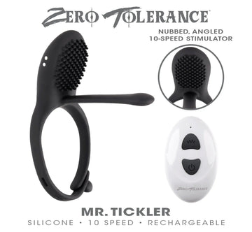 Zero Tolerance Mr. Tickler Vibrating Cock Ring Evolved Novelties