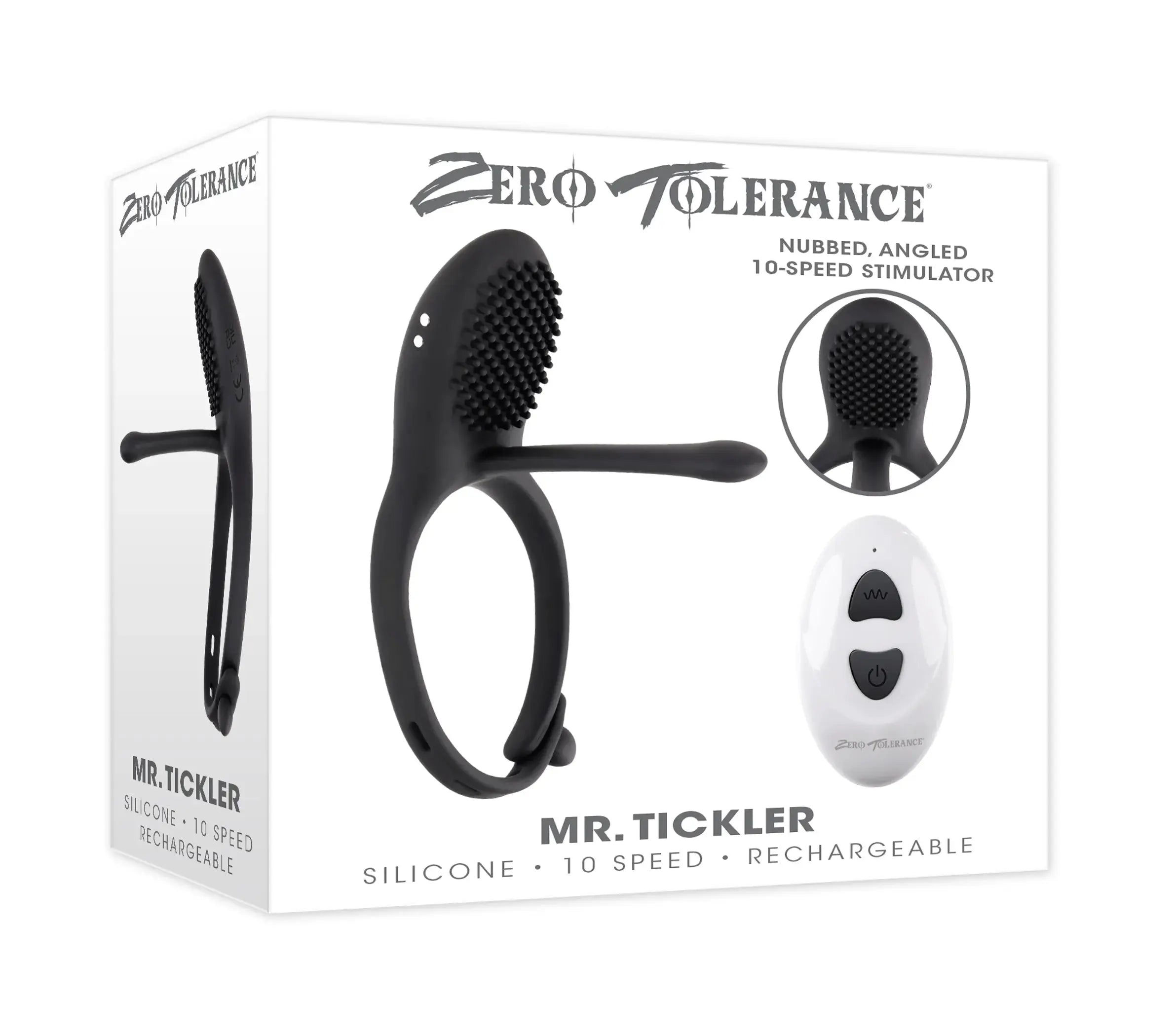 Zero Tolerance Mr. Tickler Vibrating Cock Ring Evolved Novelties