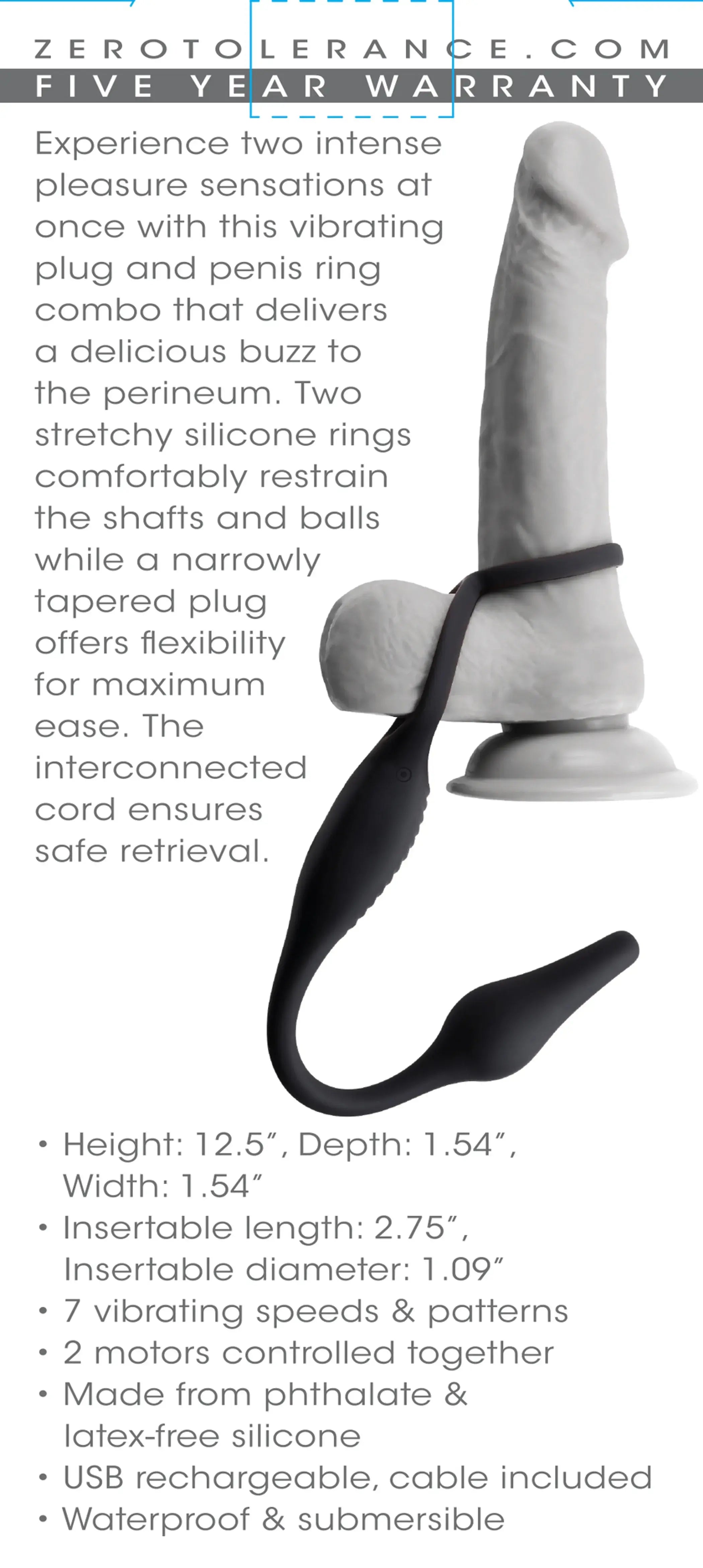 Zero Tolerance Plug & Tug Evolved Novelties