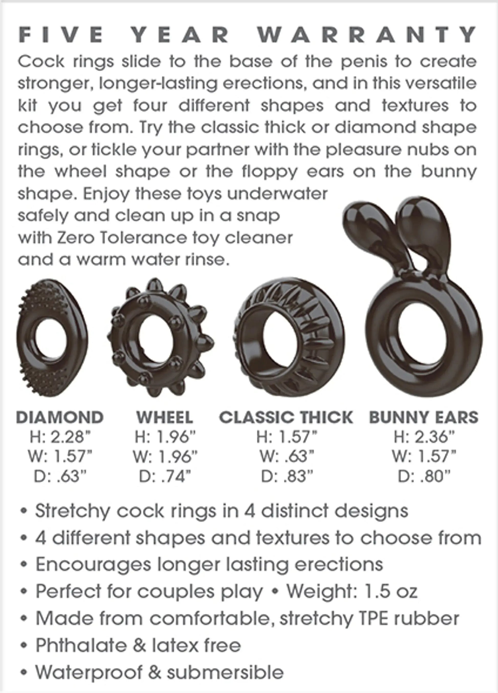 Zero Tolerance Ring My Bell Evolved Novelties