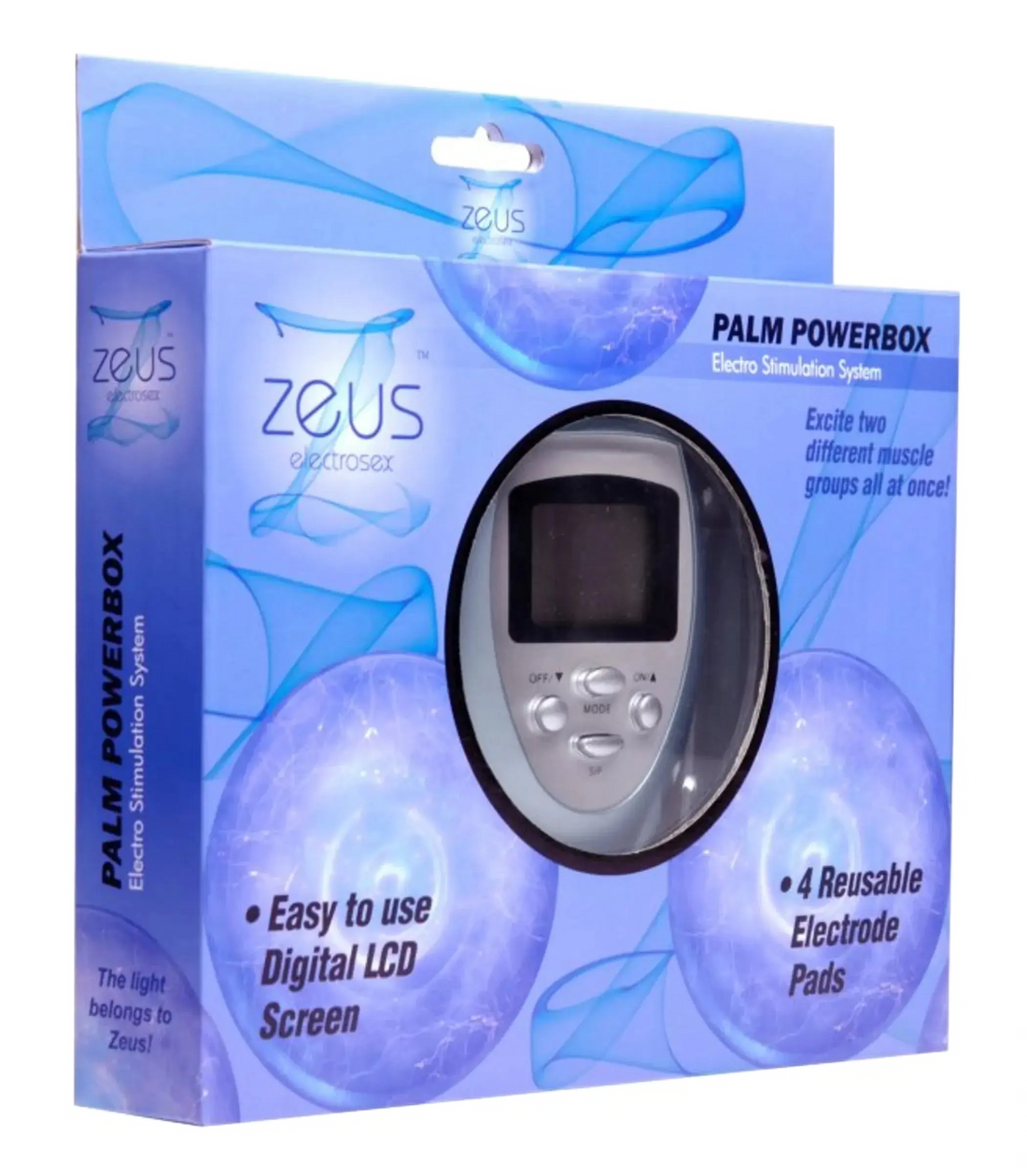 ZEUS ELECTROSEX 6 MODE PALM POWERBOX WITH PADS XR Brands