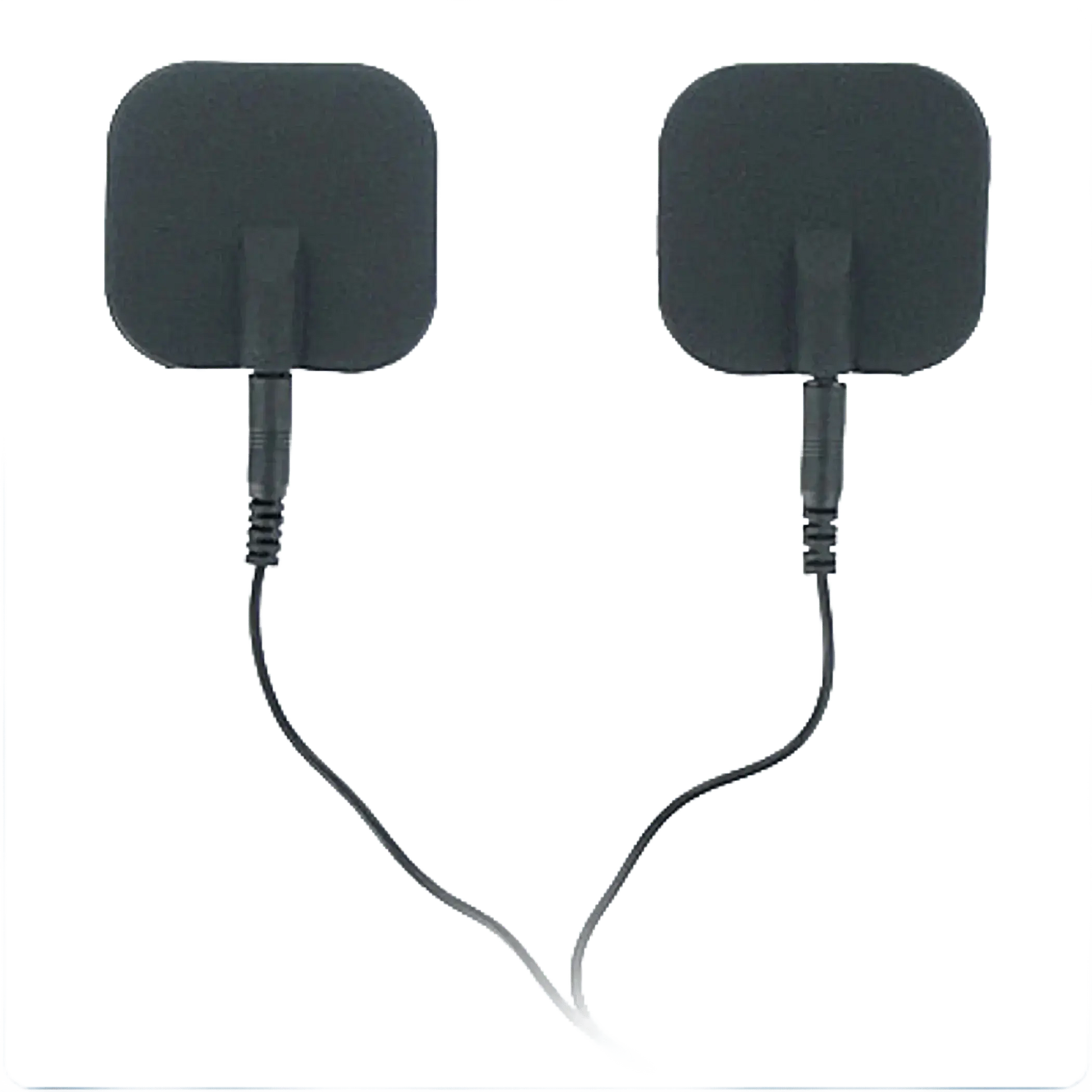 ZEUS ELECTROSEX BLACK ADHESIVE SILICONE PADS PAIR XR Brands