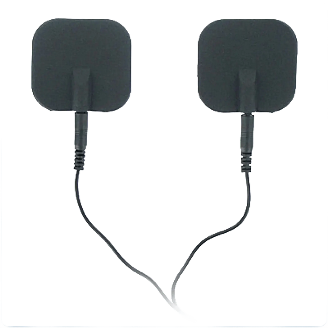 ZEUS ELECTROSEX BLACK ADHESIVE SILICONE PADS PAIR XR Brands