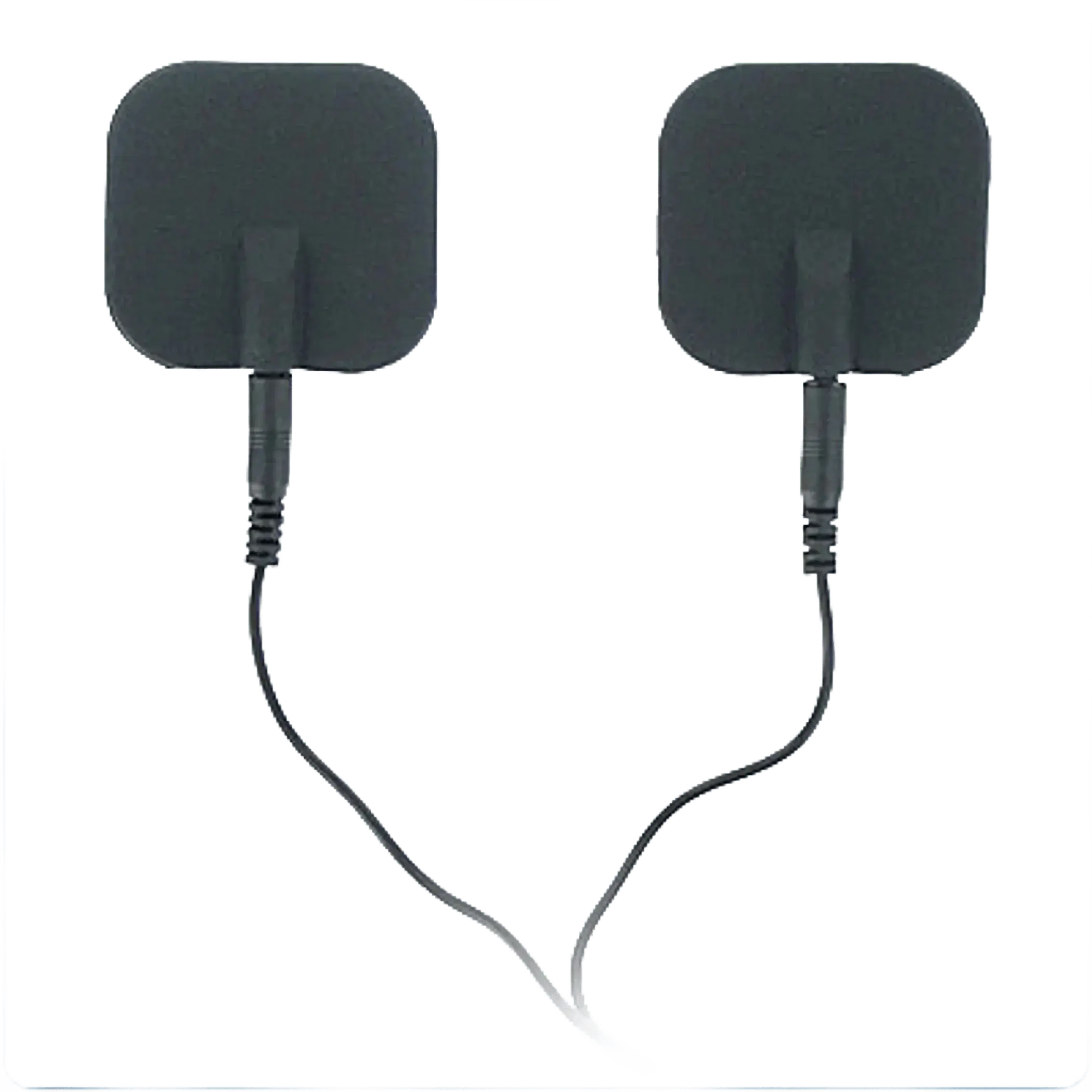 ZEUS ELECTROSEX BLACK ADHESIVE SILICONE PADS PAIR XR Brands