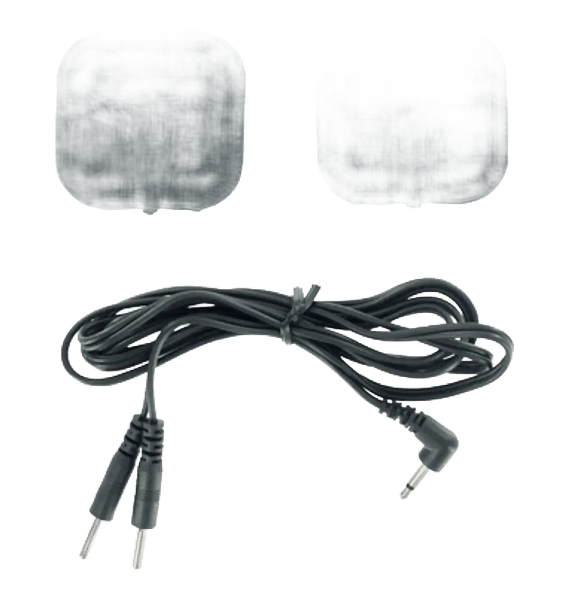 ZEUS ELECTROSEX BLACK ADHESIVE SILICONE PADS PAIR XR Brands