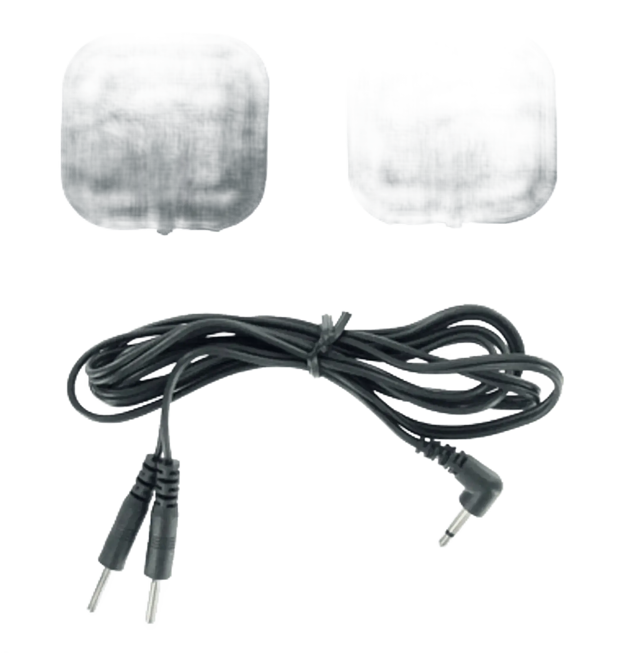 ZEUS ELECTROSEX BLACK ADHESIVE SILICONE PADS PAIR XR Brands