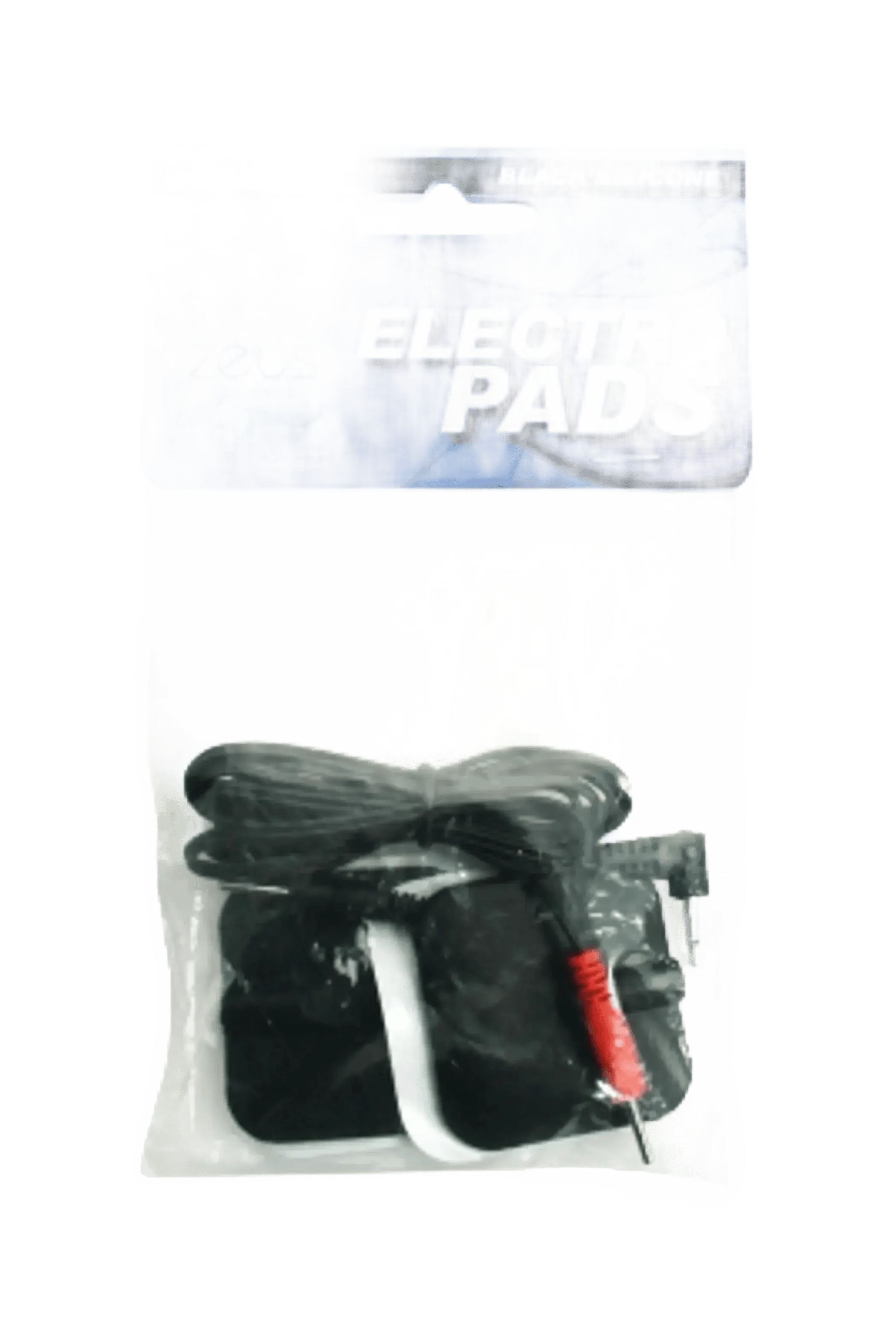 ZEUS ELECTROSEX BLACK ADHESIVE SILICONE PADS PAIR XR Brands