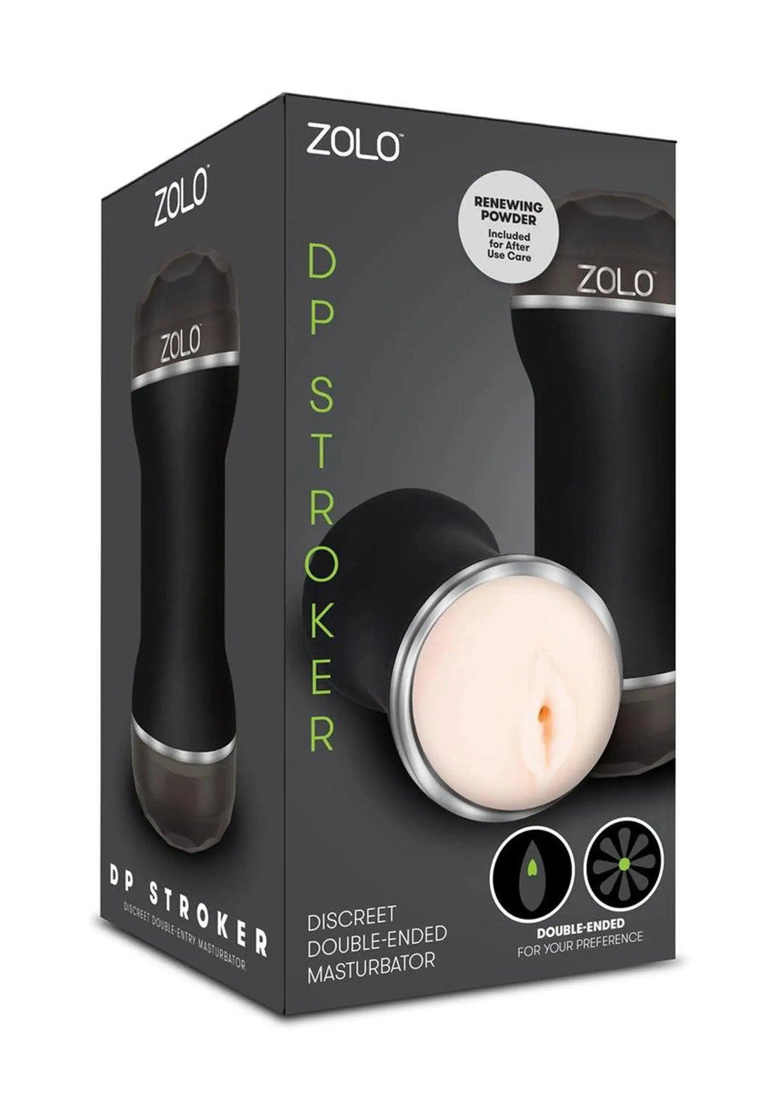 Zolo DP Stroker Double Entry Masturbator X-Gen Products