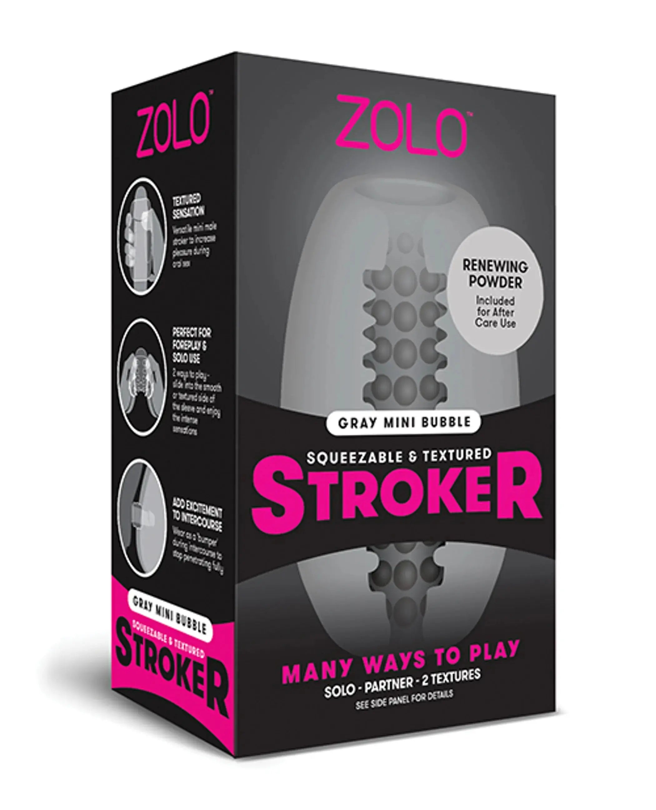Zolo Mini Stroker Dome Grey X-Gen Products