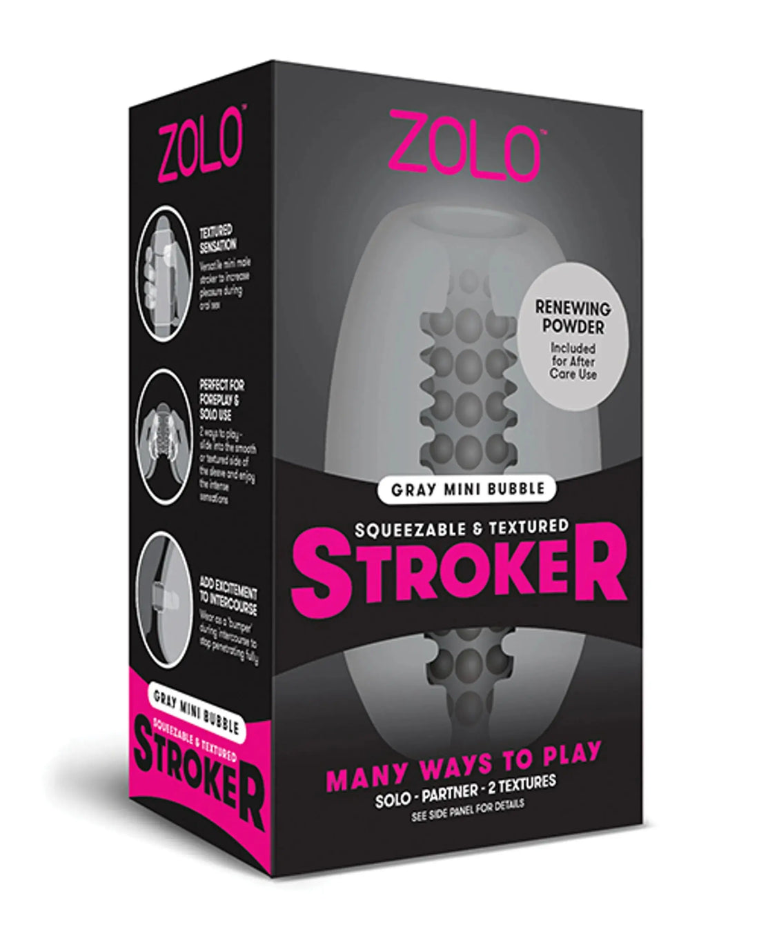 Zolo Mini Stroker Dome Grey X-Gen Products
